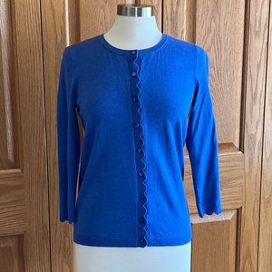 TALBOTS - Charming Cardigan - Scallop -- NEW with Tag